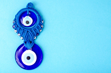 Blue traditional amulet from the evil eye
