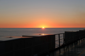 Fototapeta premium sunset_at the ocean