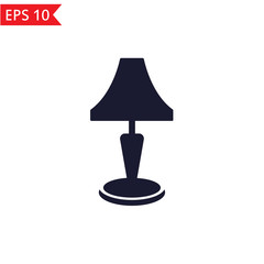 Obraz premium Lamp icon.