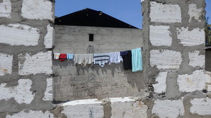 lokales Haus auf Sansibar-Afrika 