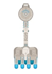 starship sci fi cargo propeller