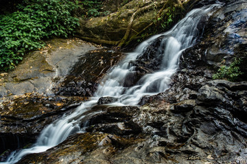 Milky Waterfall over the rocks