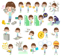 mischievous young  women_money