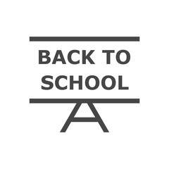 Back to school sign, Back to school icon