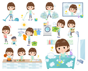 mischievous young  women_Housekeeping