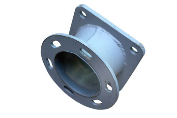 muffler pipe car on an isolated white background