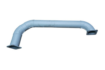 muffler pipe car on an isolated white background