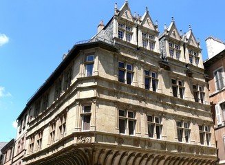 Renaissance house in Rodez, Aveyron, France