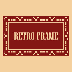 Fototapeta na wymiar Art Deco Frame