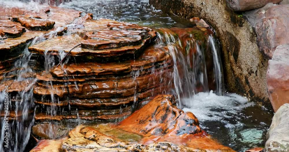 Wall mural beautiful landscape waterfall