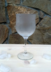 thirst. heat. water. ice. empty glass. summer.