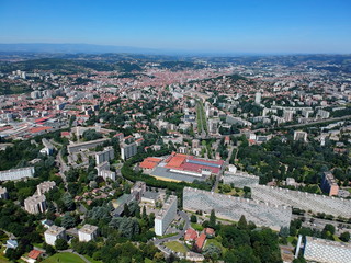 Obraz premium Saint-Etienne,Loire,Rhône-Alpes Auvergne,France