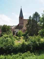 Wissembourg - Weißenburg – Weisseburch - im Elsass - mit mittelalterlichem Stadtkern und Stadtmauer
