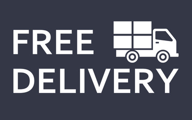 Fast and free shipping delivery truck