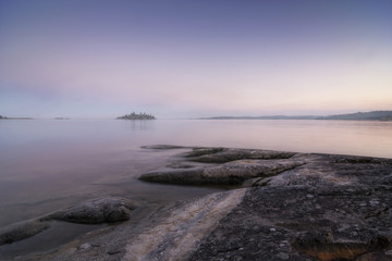 Ladoga lake, a beautiful landscape
