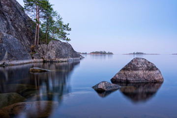 Ladoga lake, a beautiful landscape