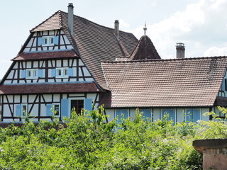 Wissembourg - Weißenburg – Weisseburch - im Elsass - mit mittelalterlichem Stadtkern und Stadtmauer
