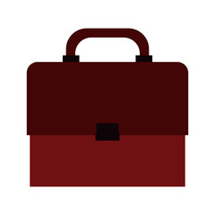 Business briefcase isolated vector illustration graphic design