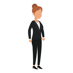Business woman avatar vector illustration graphic design
