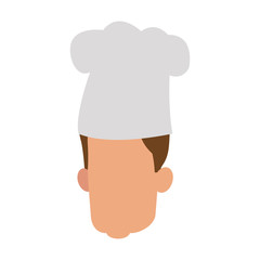 Chef avatar cartoon vector illustration graphic design
