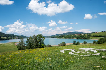 Panoramablick am Irrsee im Salzkammergut