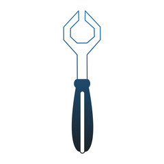 Wrench construction tool vector illustration graphic design