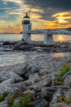 Marshall Point Light Coastline