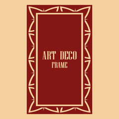 Art Deco Frame