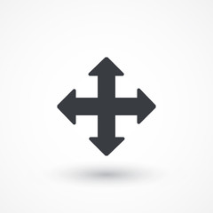 Obraz premium Move icon arrows