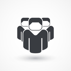 Concept team, union, leadership, group, community. illustration