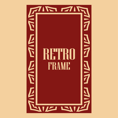 Art Deco Frame