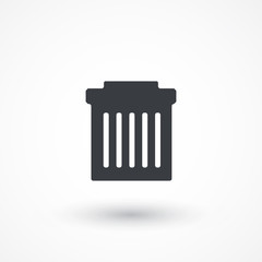 Trash can icon