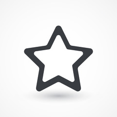 Star, favorite icon, illustration