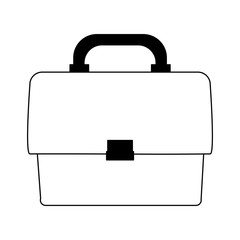 Business briefcase isolated vector illustration graphic design