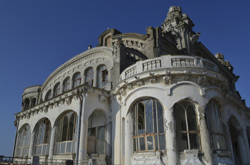 Fototapeta na wymiar European old landmark in decay - Constanta, Romania