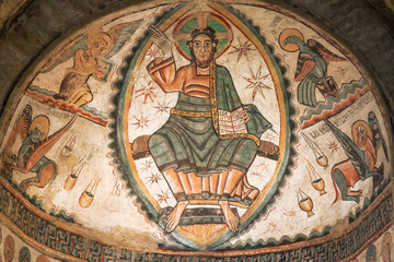 Christ Pantocrator in the Church of Castell de Mur