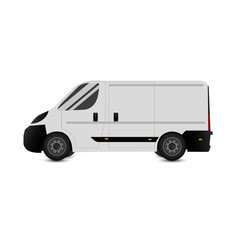 
Car. Isolated on white background. Vector illustration of delivery. Flat style. Side view. Profile.