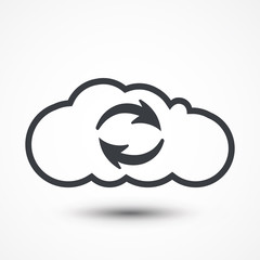 cloud sync icon