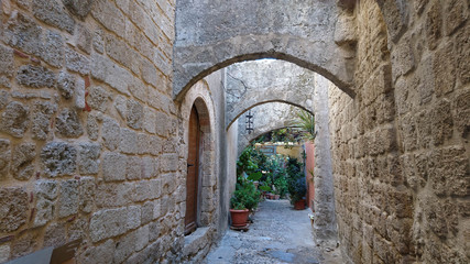 Alleyway - Rhodes, Greece
