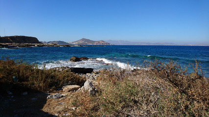 Fototapeta na wymiar Coastline - Naxos, Greece