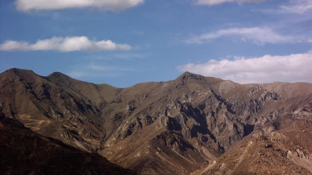 Timelapse of mountain landscape Tibet