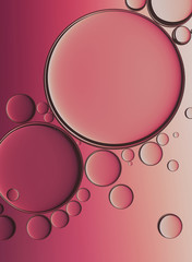 Obraz premium Oil Bubbles Isolated on White Background, Closeup Collagen Emulsion in Water. Illustration. Gold Serum Droplets.