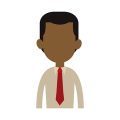 Businessman avatar cartoon vector illustration graphic design