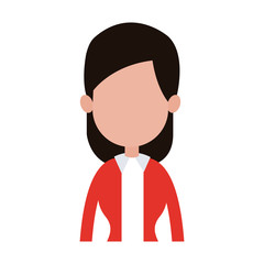 Business executive woman avatar vector illustration graphic design