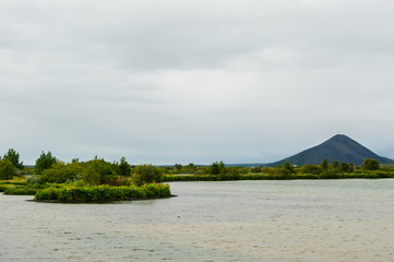Bonita paisagem natural da Islândia