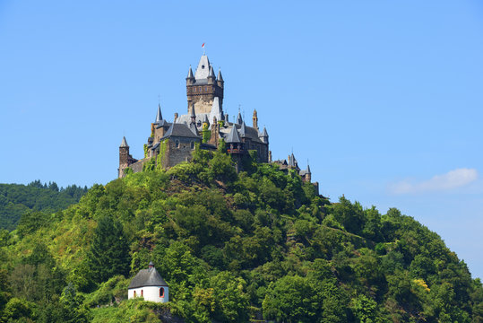 Reichsburg Cochem, Mosel valley, Rhineland-Palatinate, Germany