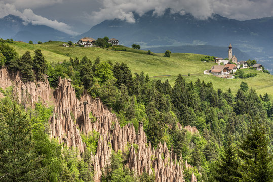 Earth pyramids, Renon - Ritten, Trentino Alto Adige - South Tyrol, Italy