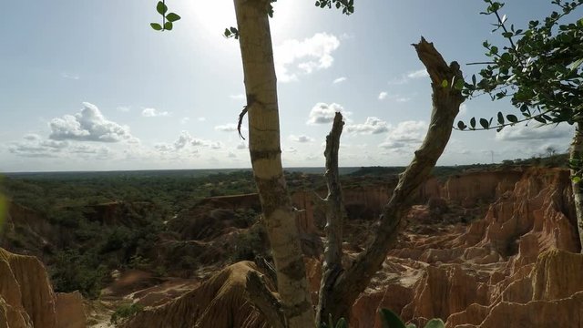 hells kitchen canyon in marafa in kenya
