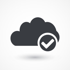 Cloud OK. Check mark