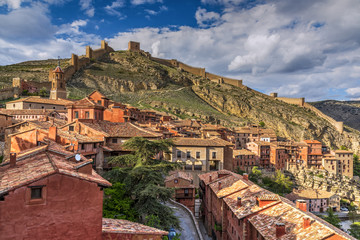 City walls, Albarracin, Aragon, Spain